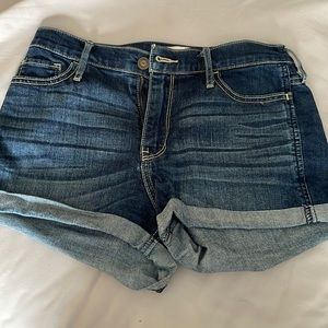 High Rise Jean Shorts